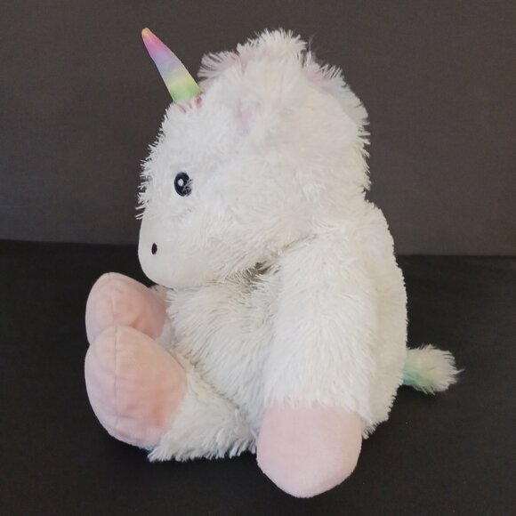 Warmies Unicorn Plush Weighted Microwave Heat Therapy Comfort Lavender Flaxseed - Picture 4 of 9